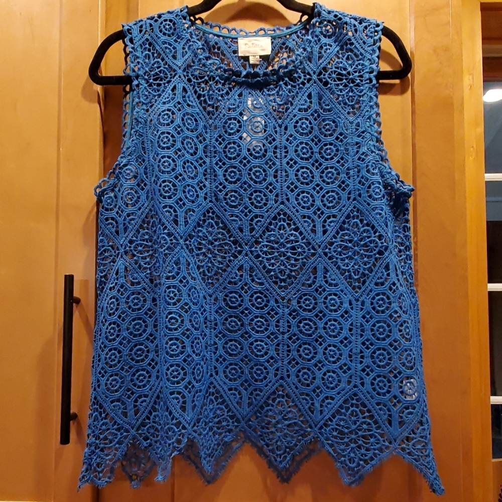Anthropologie Maeve Lace Tank Top